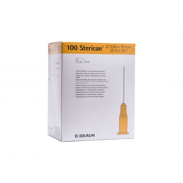 Sterican cannula 0,90 ́x 70mm yellow